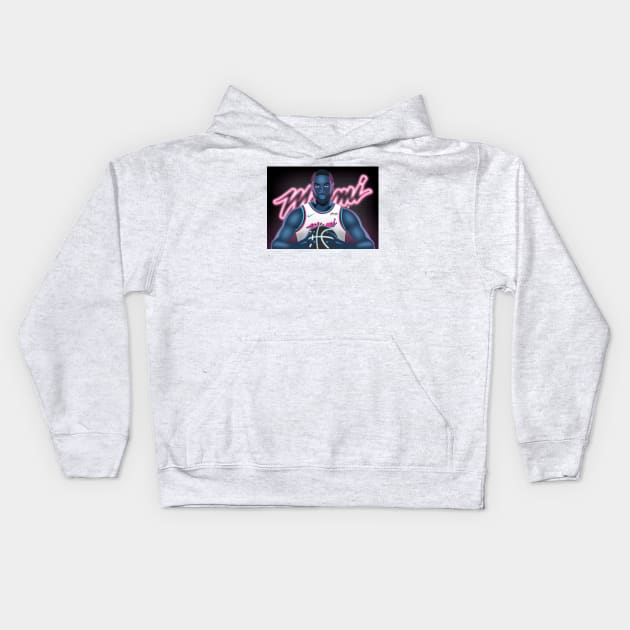 Dwyane Wade - Last Dance Kids Hoodie by cdisneyfanatic